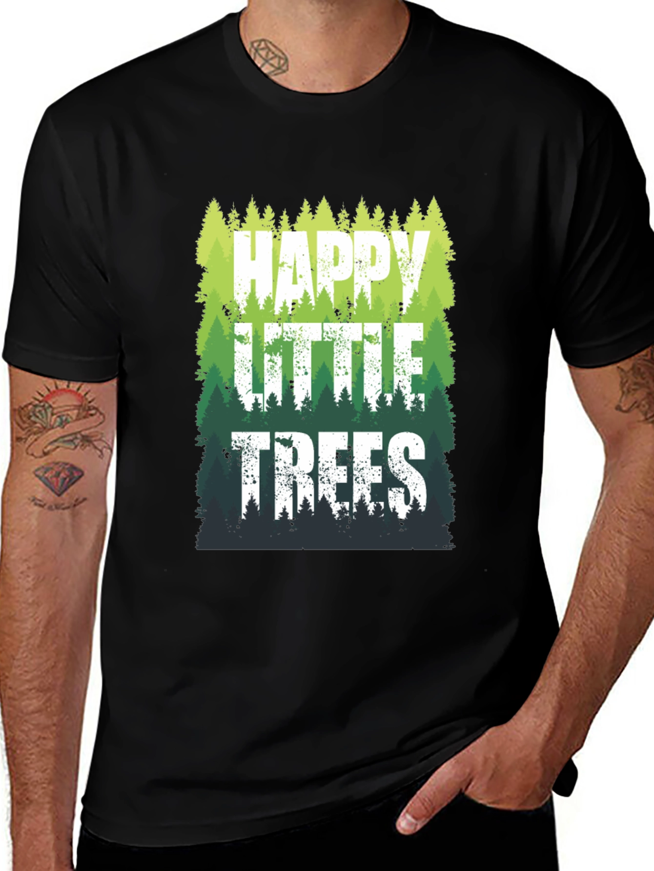 Variant 16 of Happy Little Trees Graphic T-Shirt