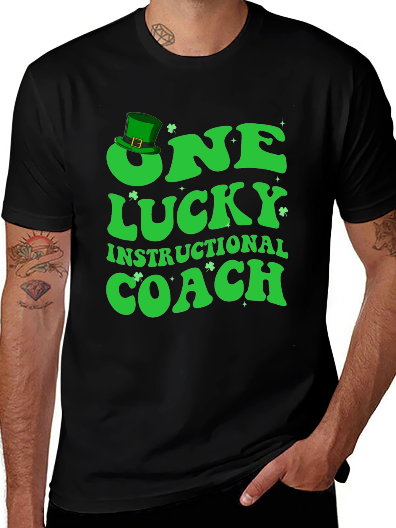 Lucky Instructional Coach St. Patrick's Day T-Shirt