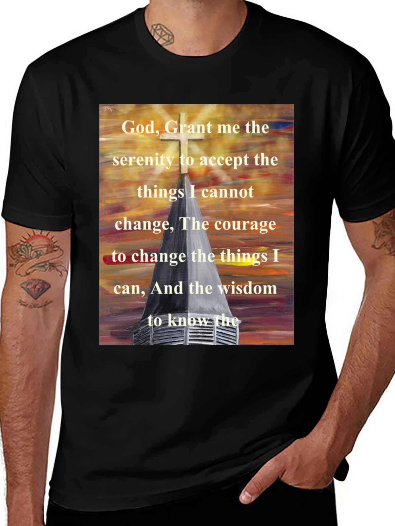 Serenity Prayer T-Shirt - Christian Graphic Tee