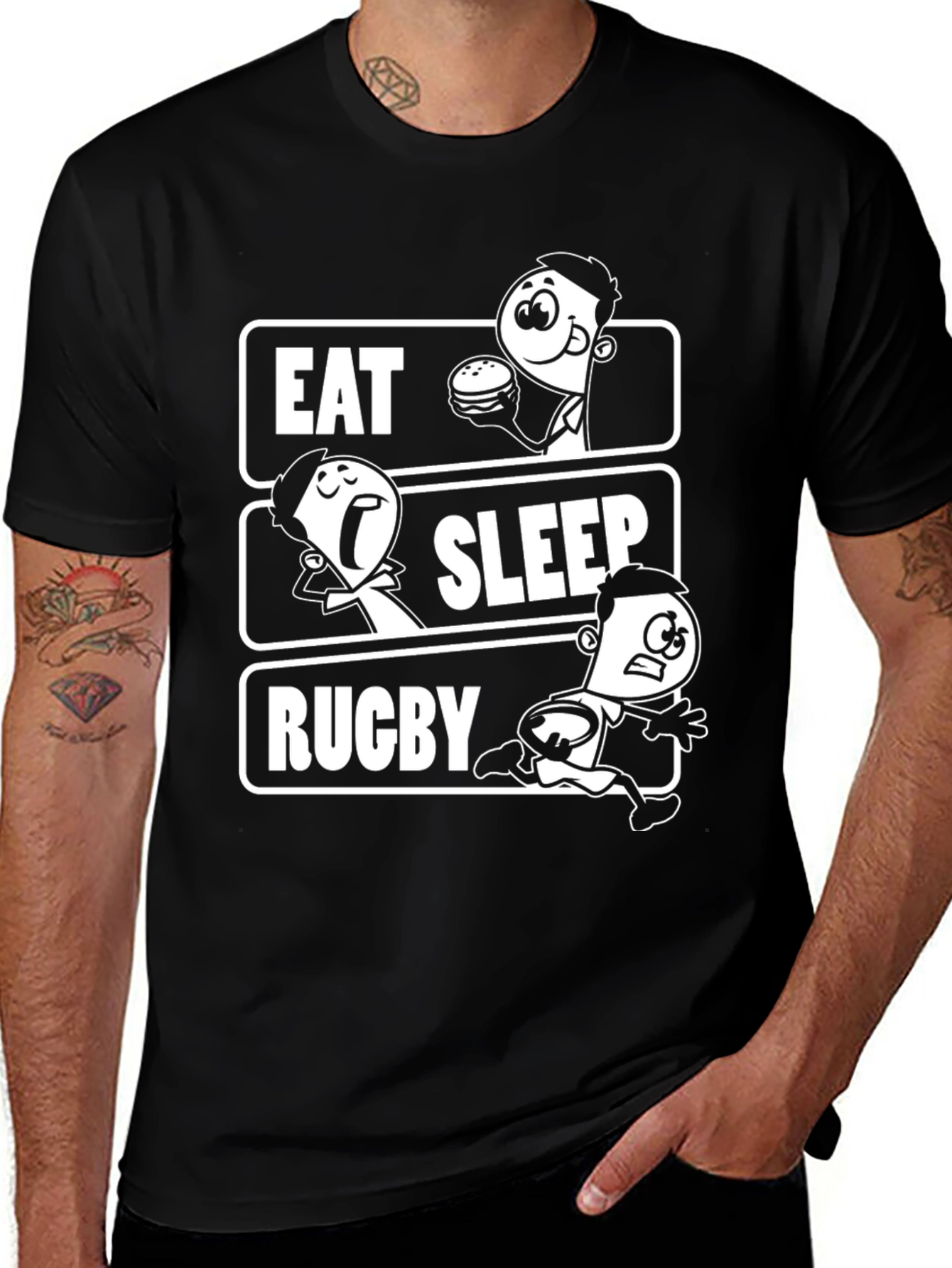 Eat Sleep Rugby T-Shirt