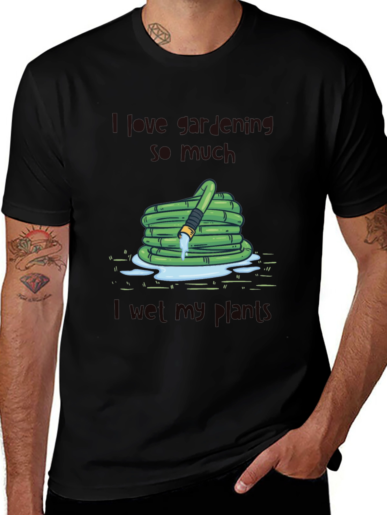 Variant 5 of Funny Gardening T-Shirt - I Wet My Plants