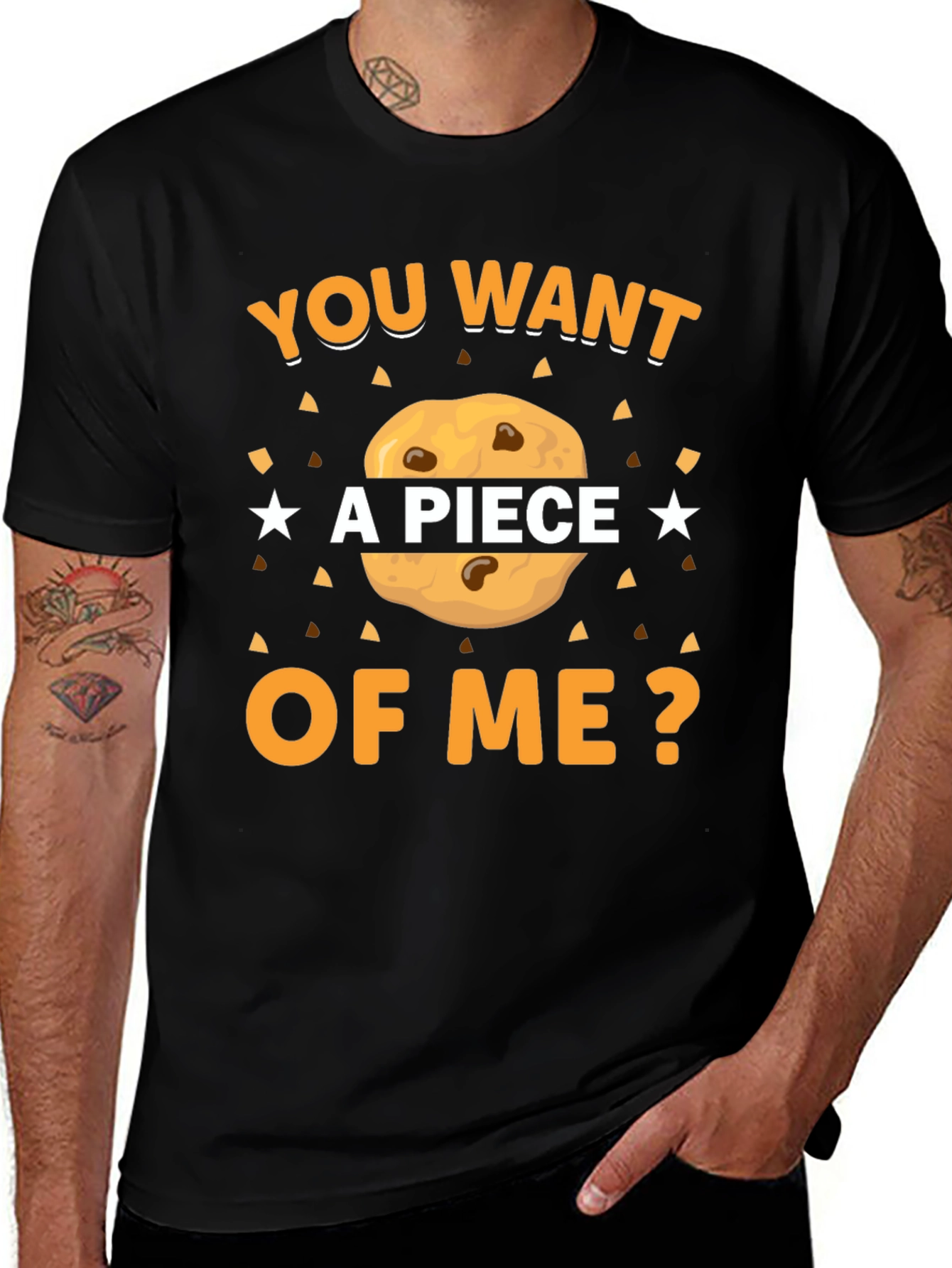 Variant 19 of Want a Piece of Me? Cookie Graphic T-Shirt