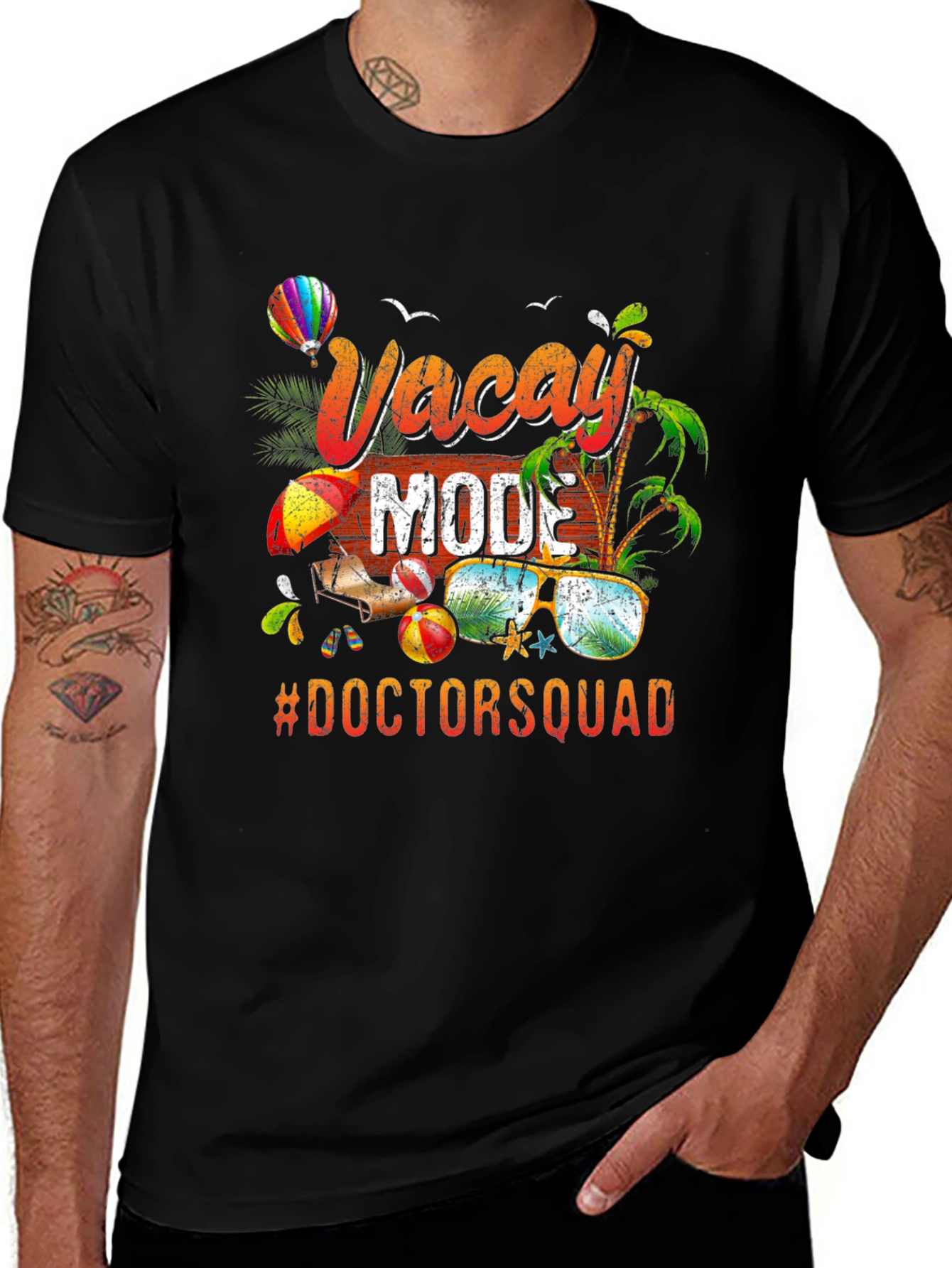 Variant 21 of Vacay Mode Doctor Squad T-Shirt