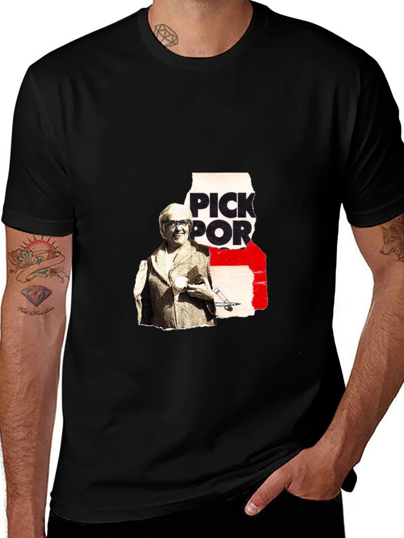 Variant 24 of Pick Por T-Shirt Political Parody