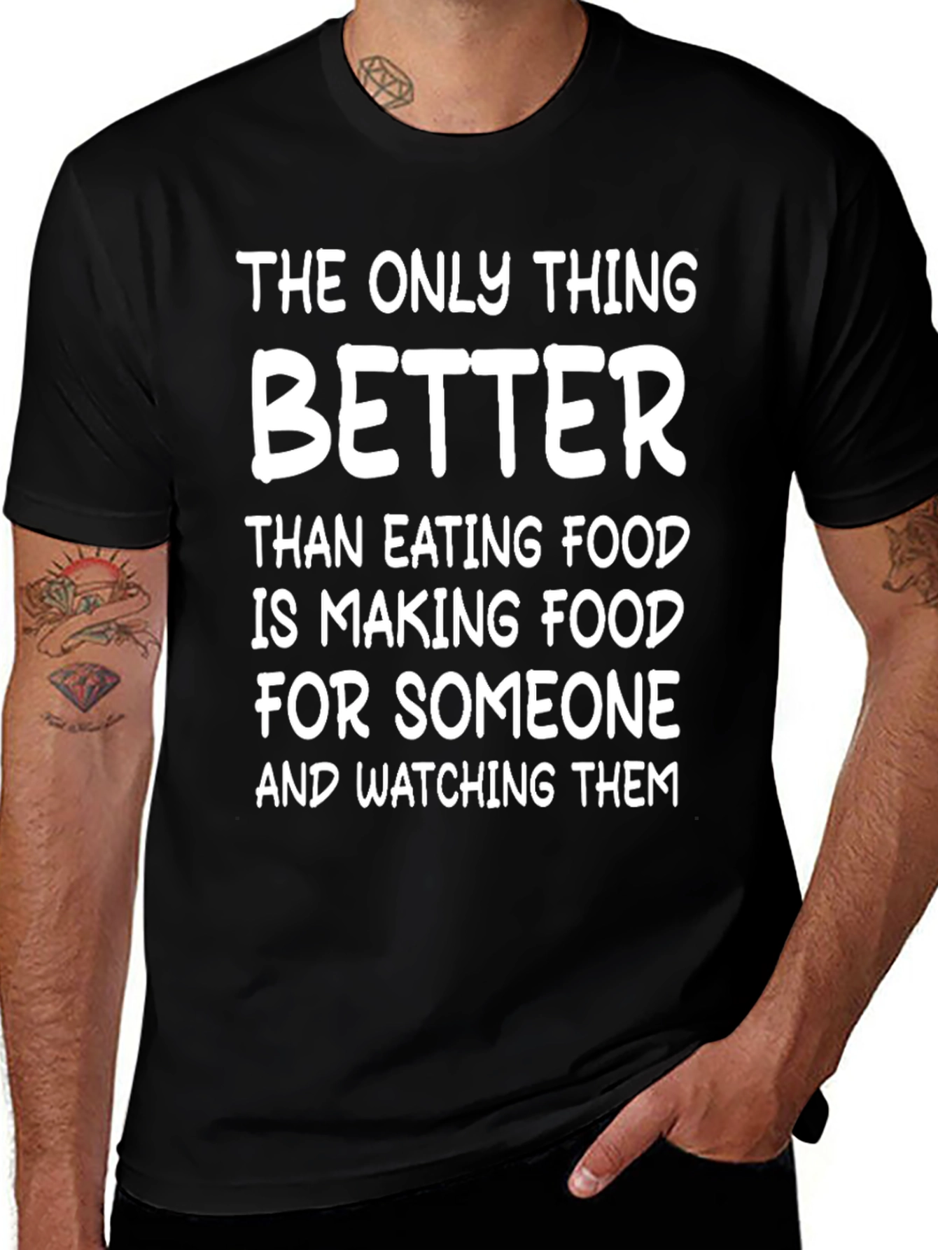 Variant 28 of Funny Foodie T-Shirt: The Only Thing Better