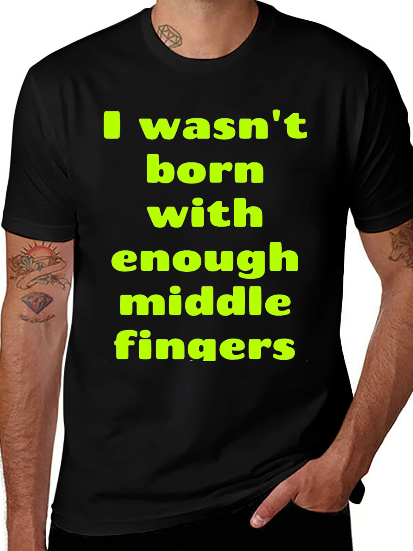 Variant 14 of Funny Sarcastic Middle Finger T-Shirt