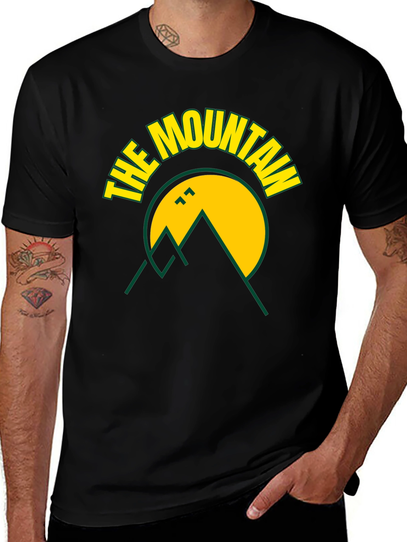 The Mountain Graphic Tee - Black