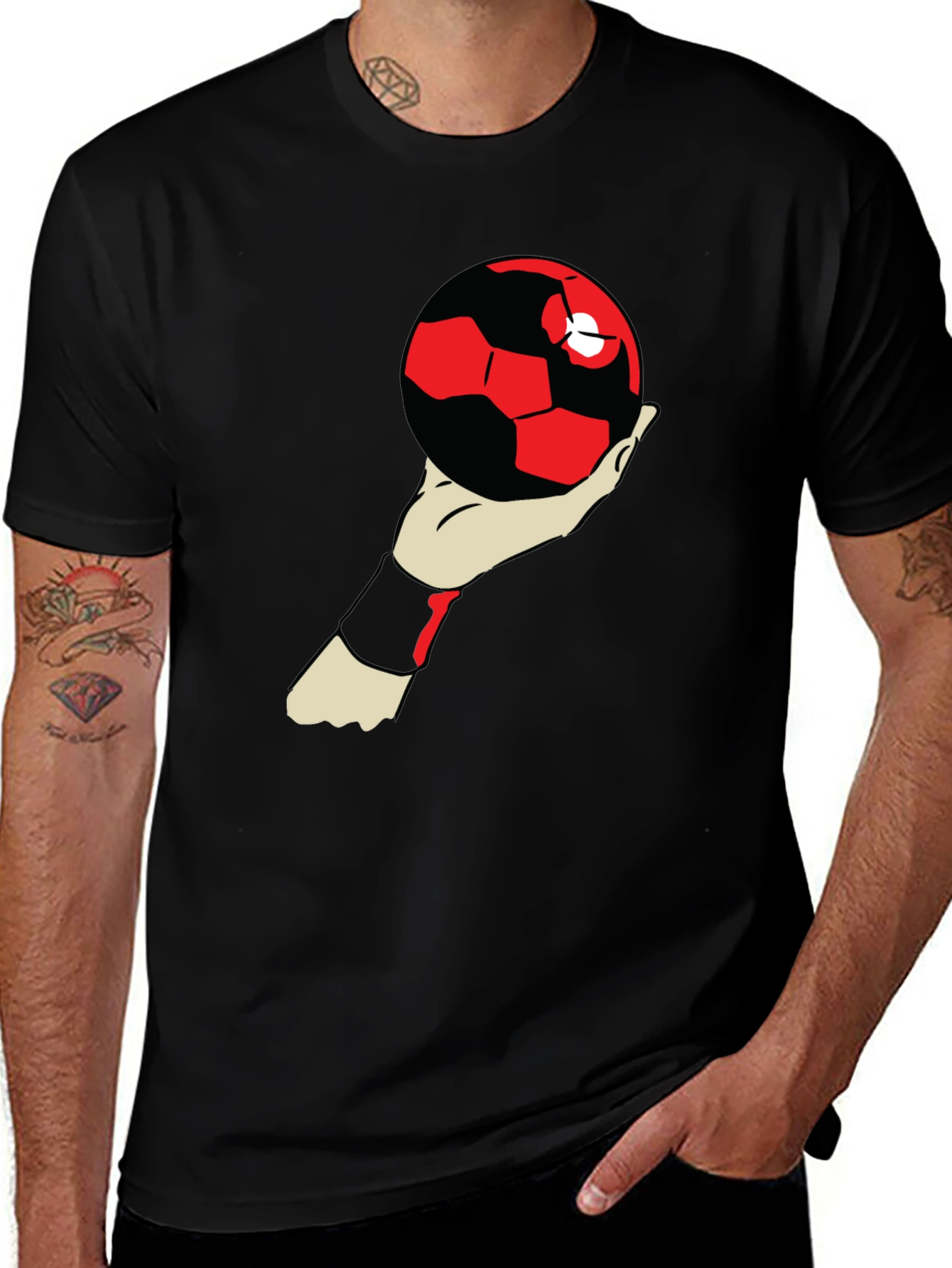 Variant 29 of Handball Graphic T-Shirt - Stylish Sportswear