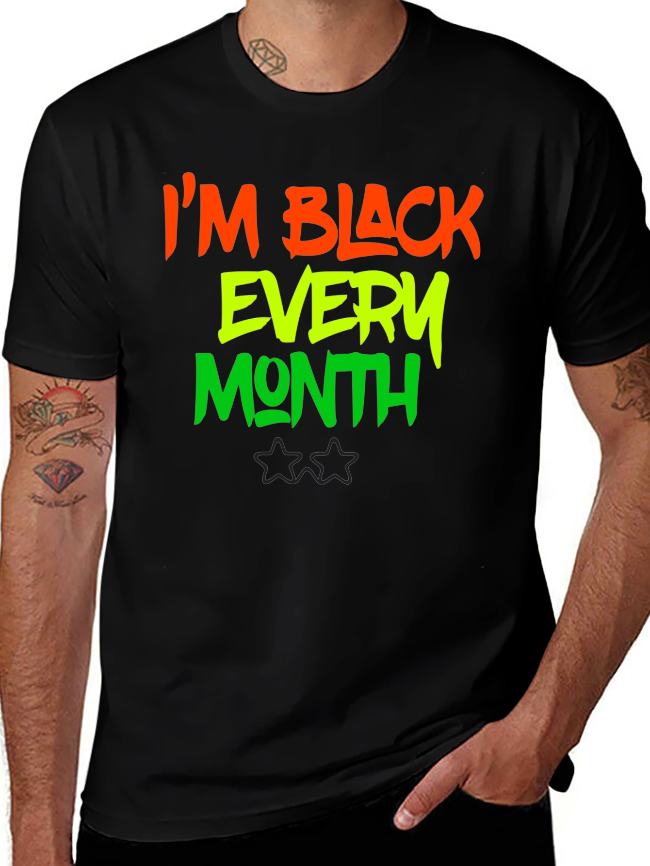Variant 18 of Black Every Month Graphic T-Shirt