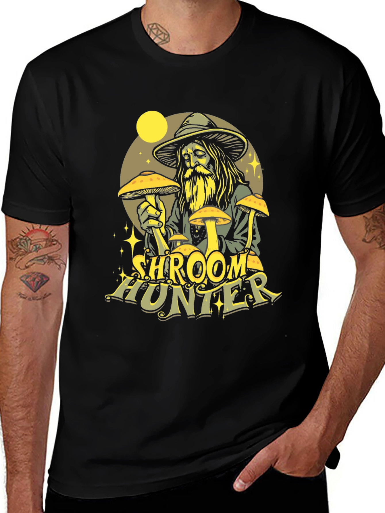 Shroom Hunter Graphic T-Shirt