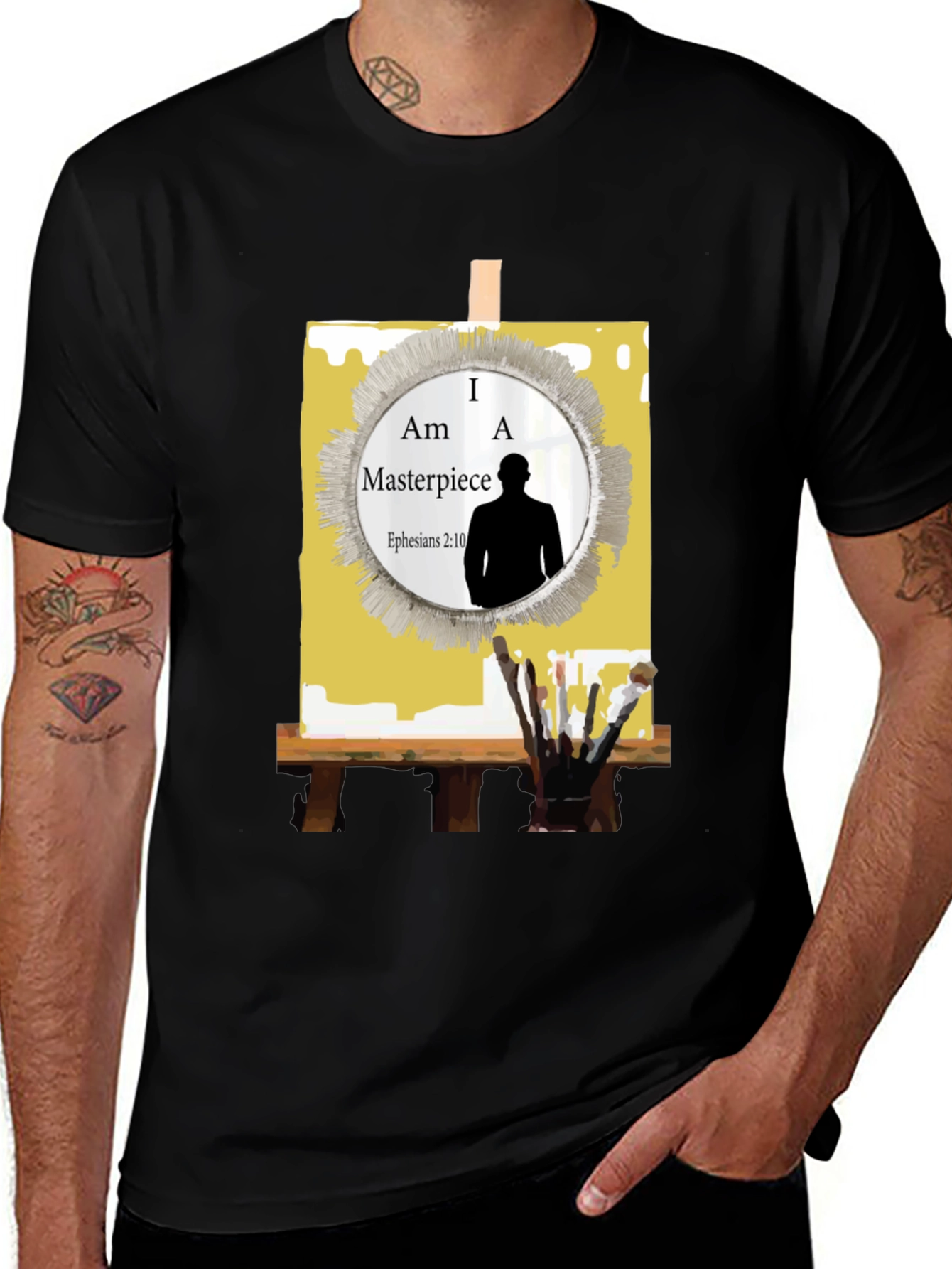 Variant 10 of Masterpiece Graphic Tee - Artistic Christian Apparel