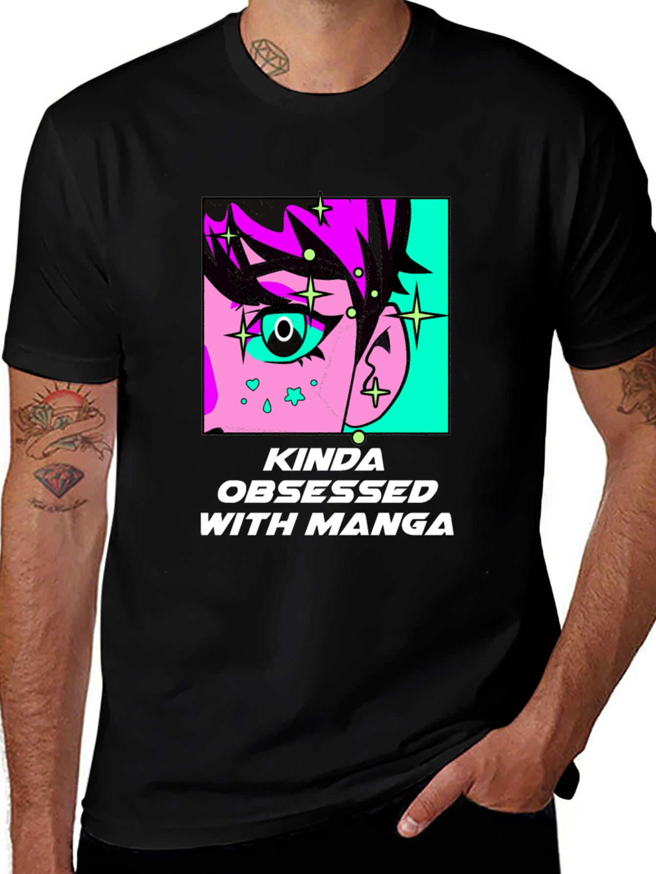 Variant 2 of Kinda Obsessed with Manga Graphic Tee