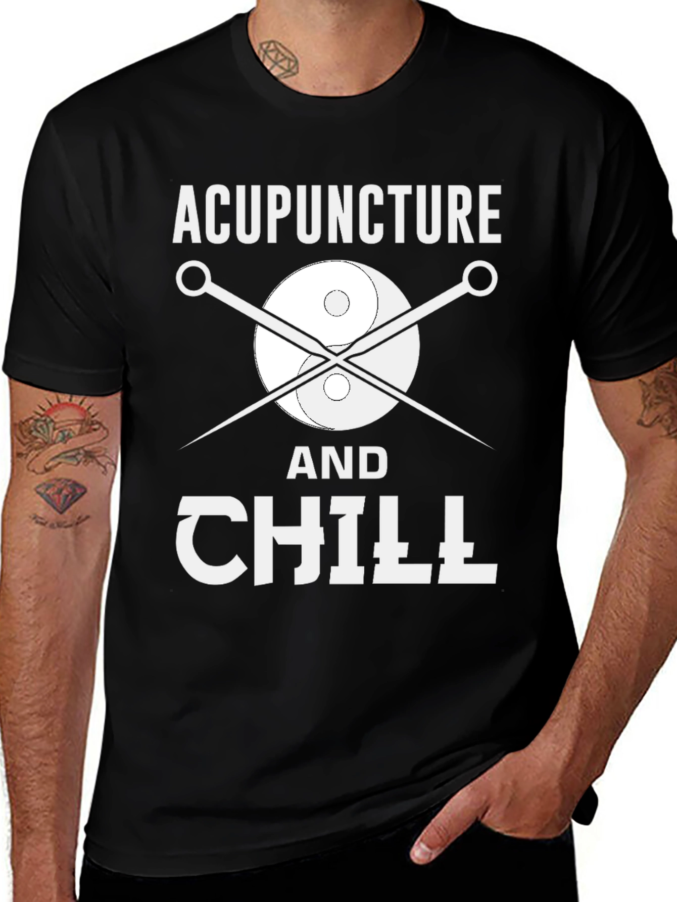 Variant 21 of Acupuncture and Chill Graphic T-Shirt