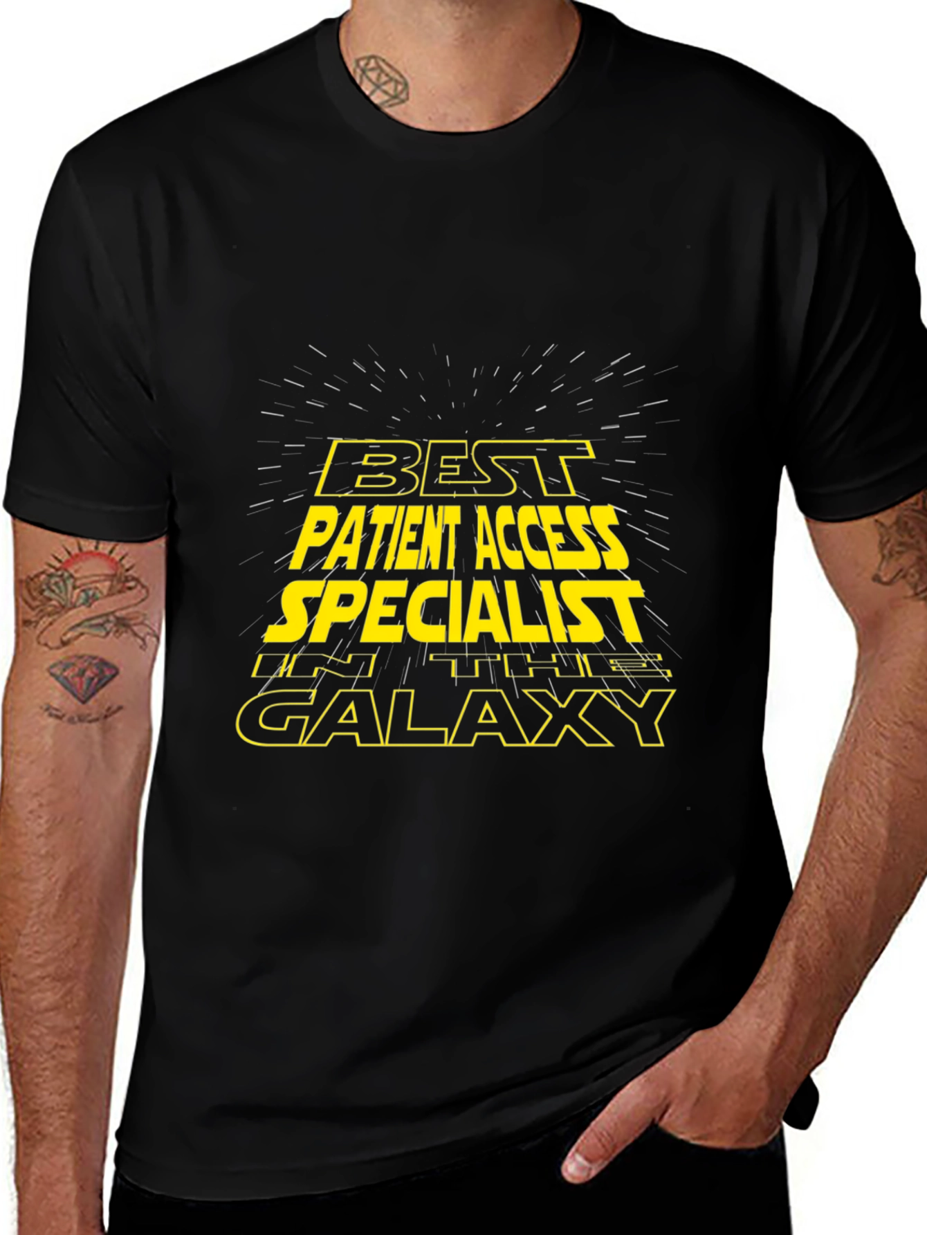 Variant 24 of Best Patient Access Specialist in the Galaxy T-Shirt