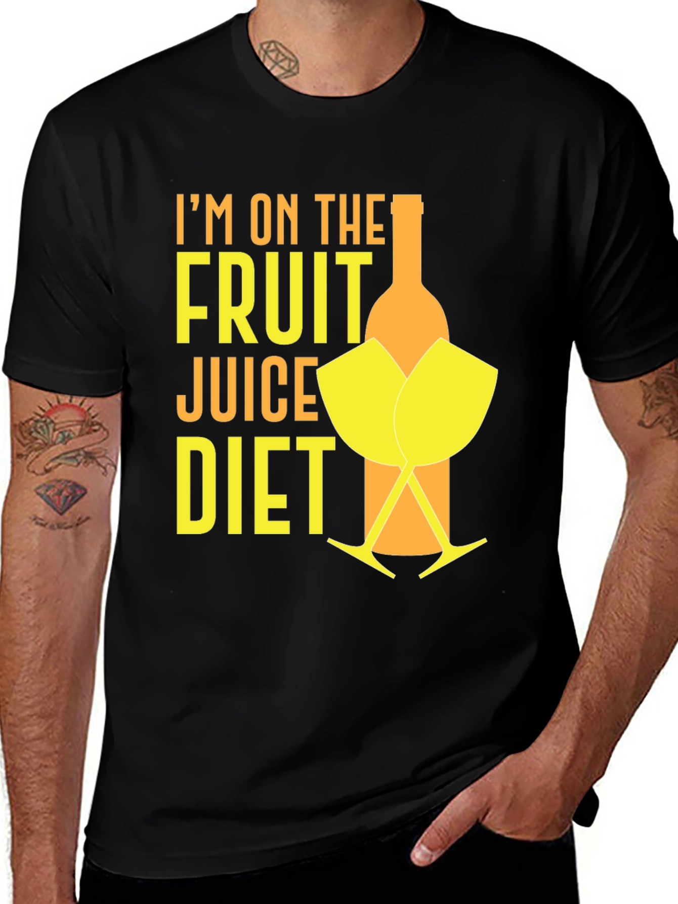 Variant 3 of Fruit Juice Diet Graphic T-Shirt