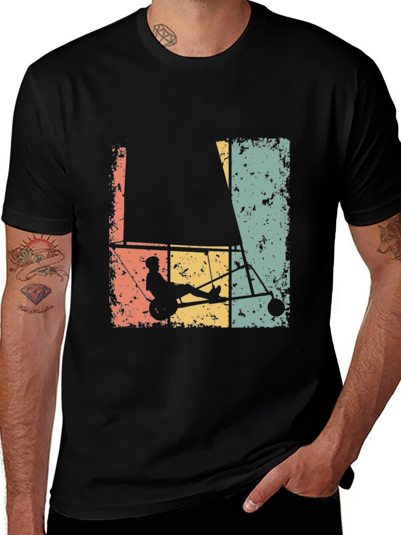 Variant 8 of Hang Gliding Retro T-Shirt