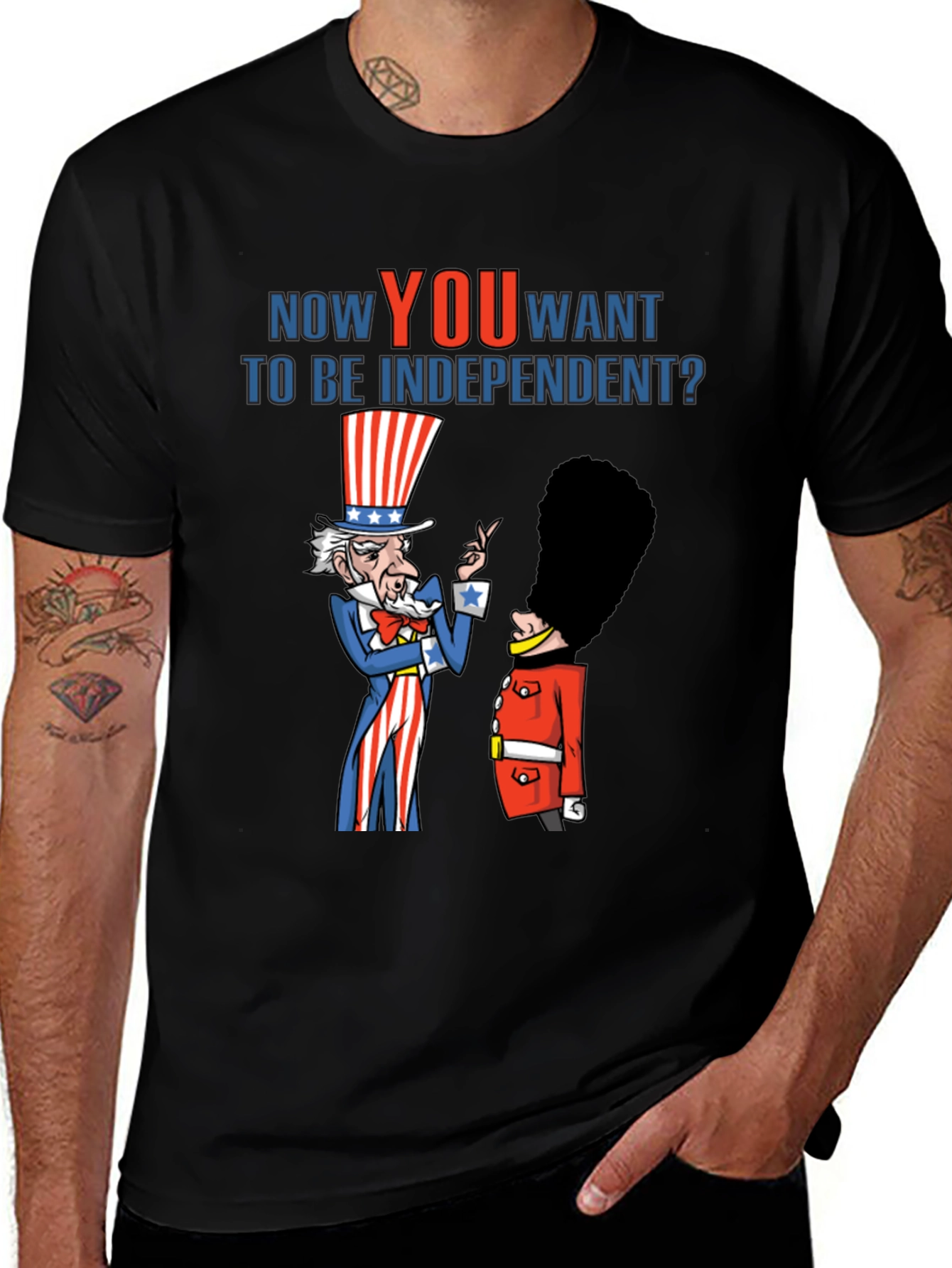 Variant 21 of Funny Patriotic USA Independence T-Shirt
