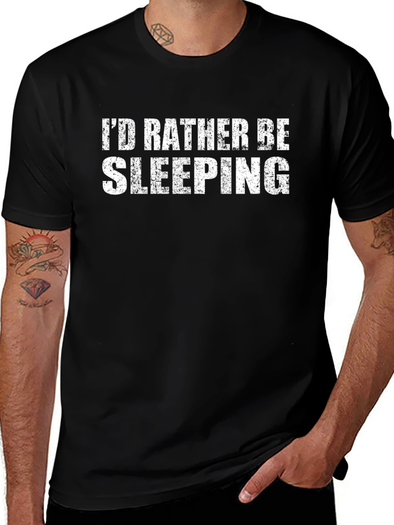 Variant 28 of I'd Rather Be Sleeping Graphic T-Shirt