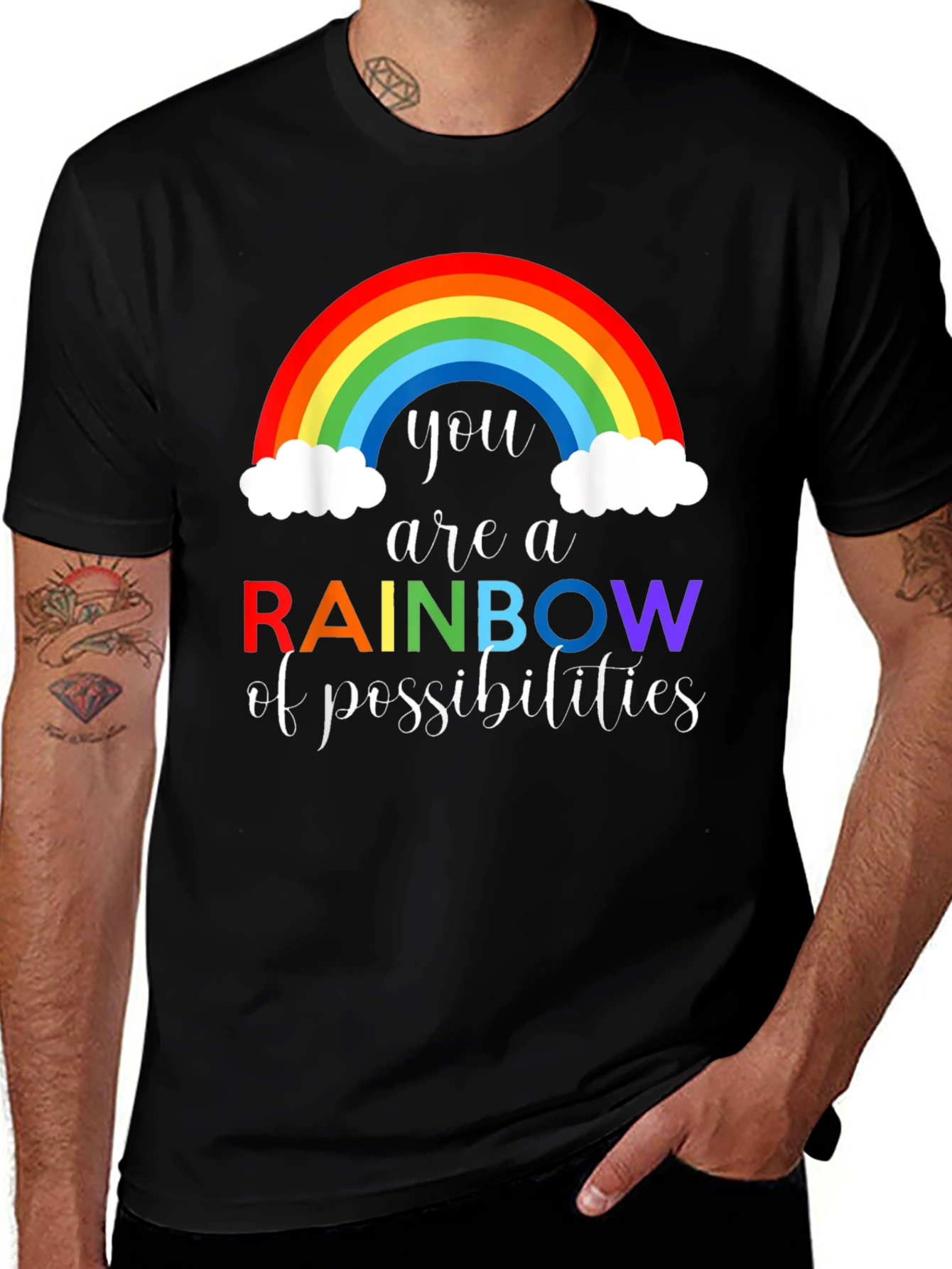 Variant 19 of Rainbow of Possibilities Graphic Tee