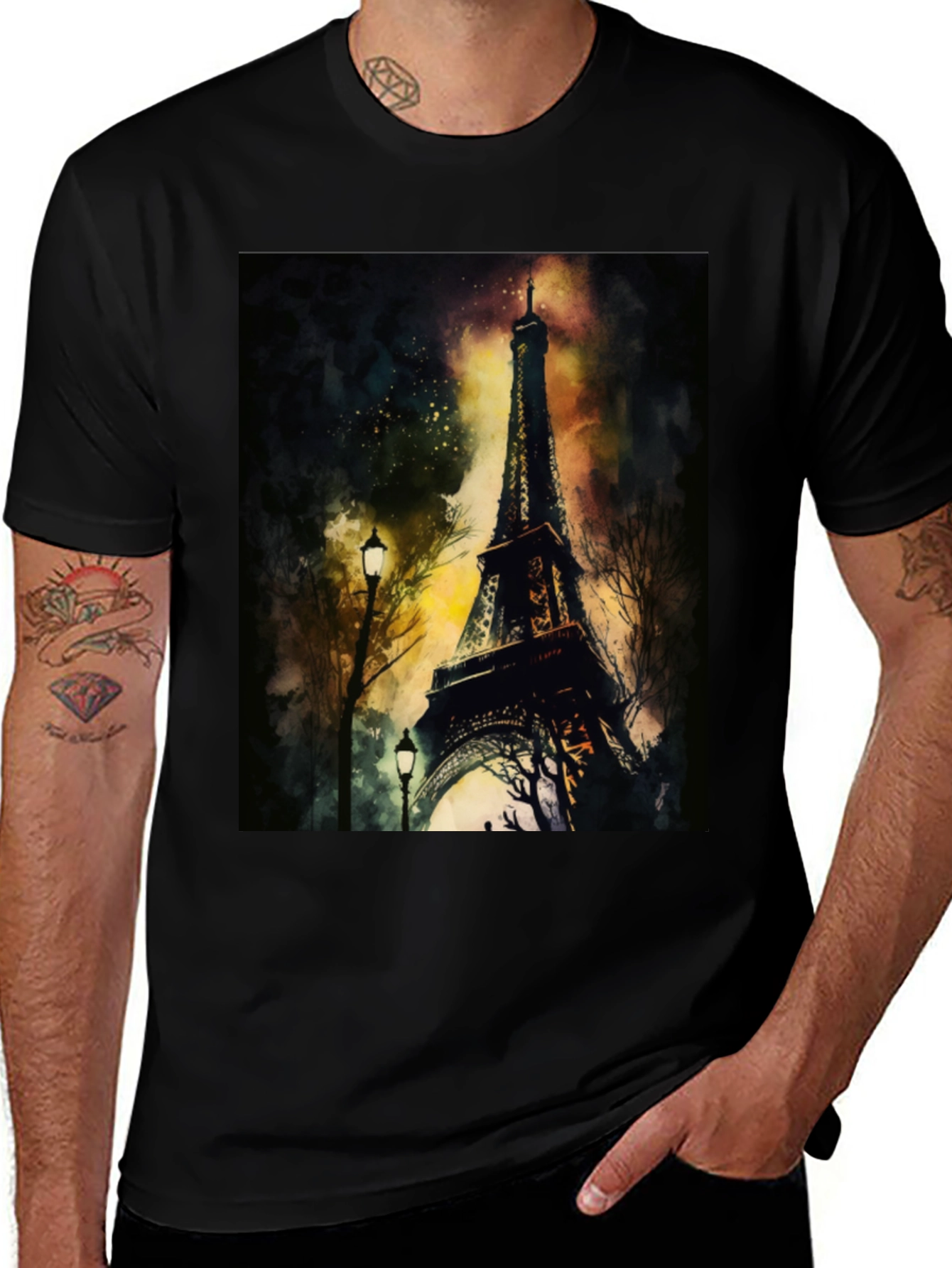 Paris Eiffel Tower Graphic T-Shirt