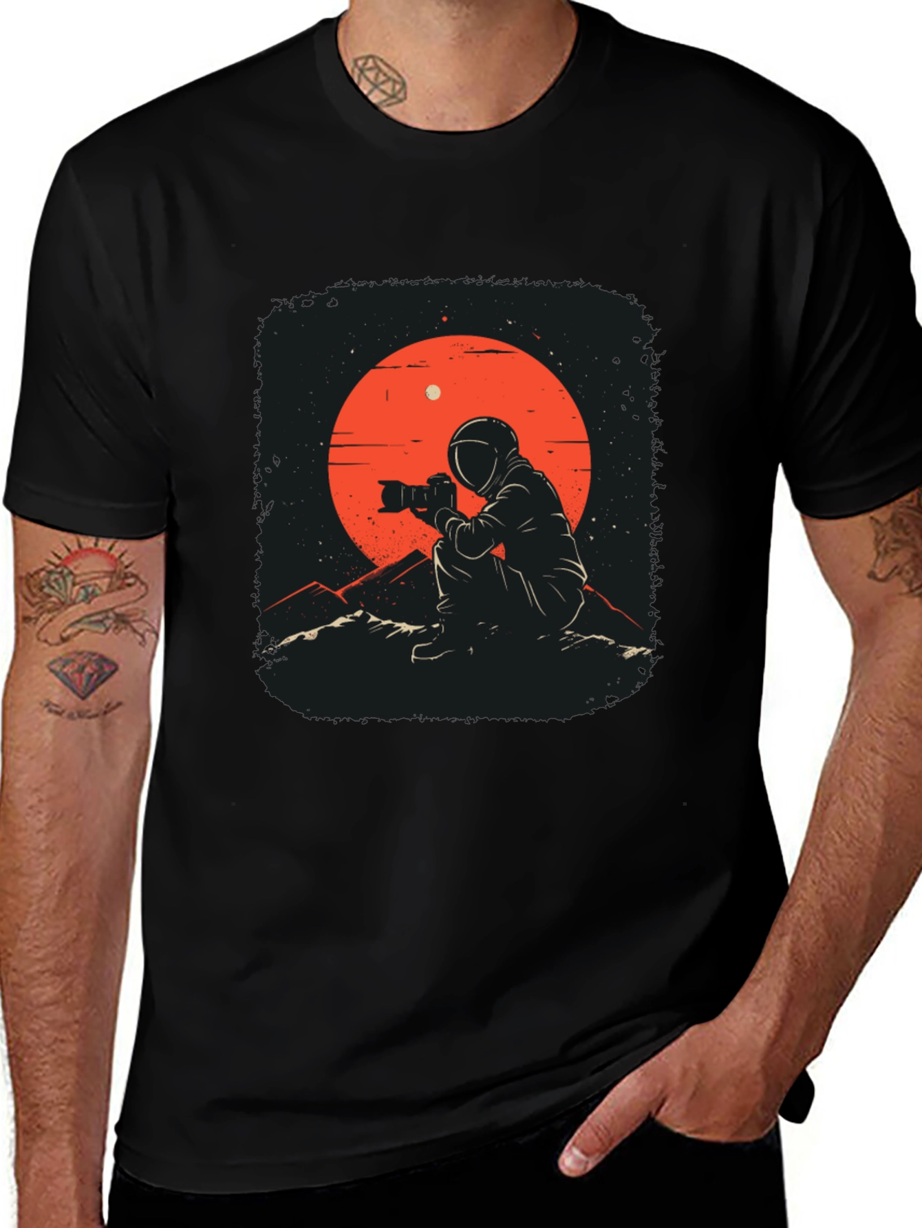 Variant 29 of Astronaut Photographer Graphic Tee