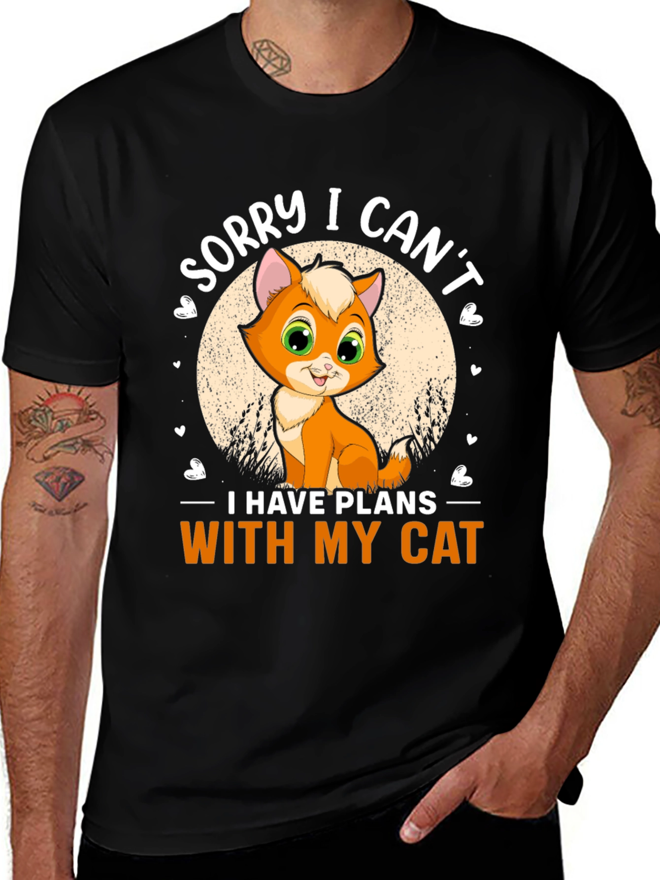 Variant 14 of Cute Cat Plans T-Shirt