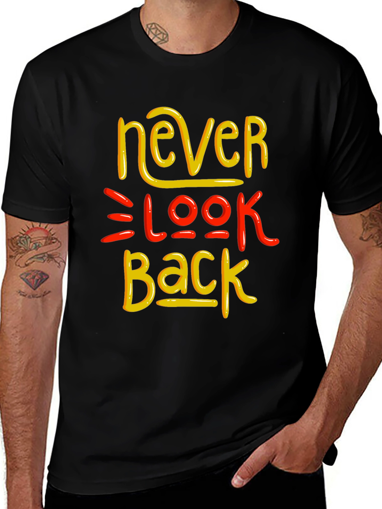 Variant 30 of Never Look Back Graphic Tee