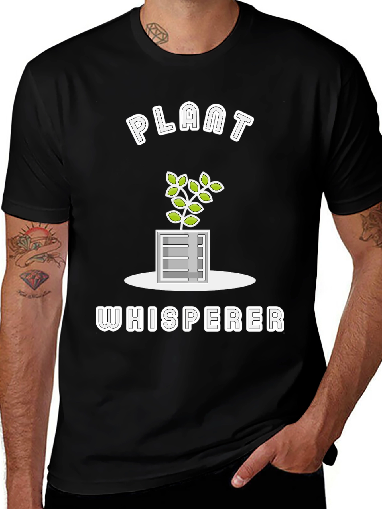 Variant 26 of Plant Whisperer Graphic Tee - Gardener's Delight
