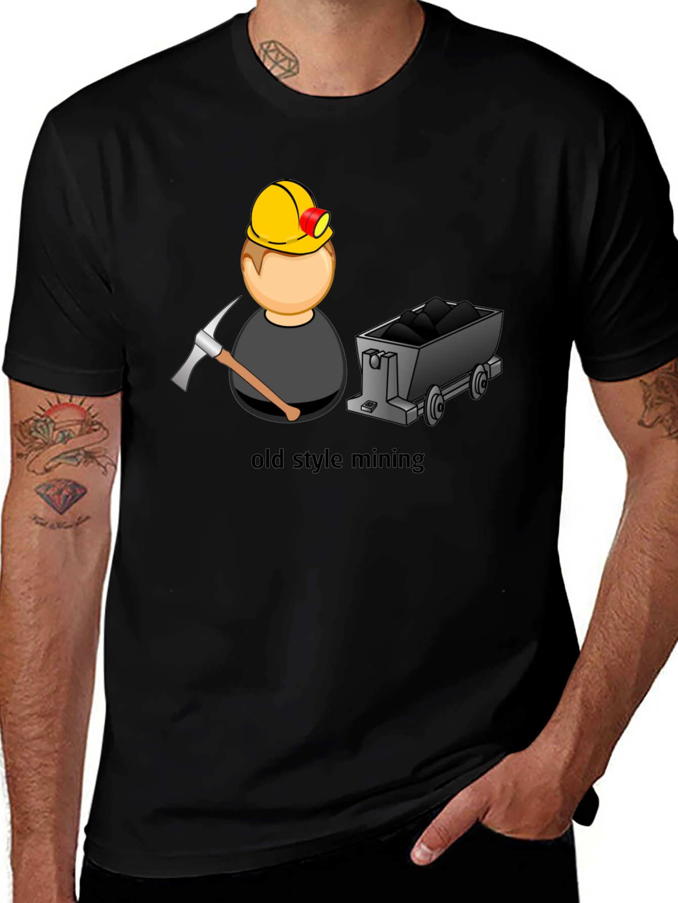 Variant 9 of Old Style Mining T-Shirt - Classic Design