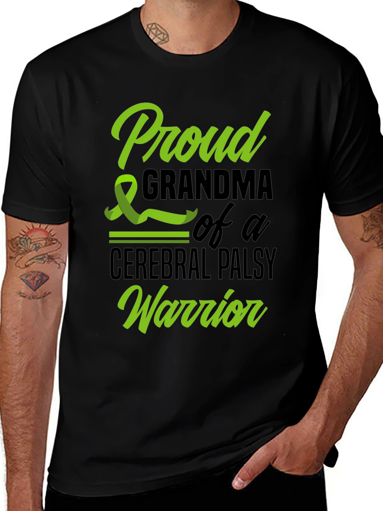 Variant 13 of Proud Grandma Cerebral Palsy Warrior T-Shirt