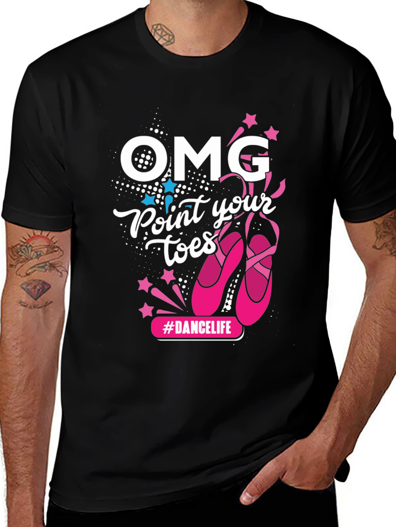 Variant 26 of Dance Life Tee - Point Your Toes!