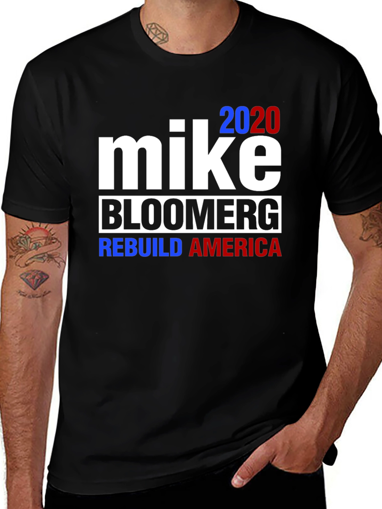 Mike Bloomberg 2020 Rebuild America T-Shirt