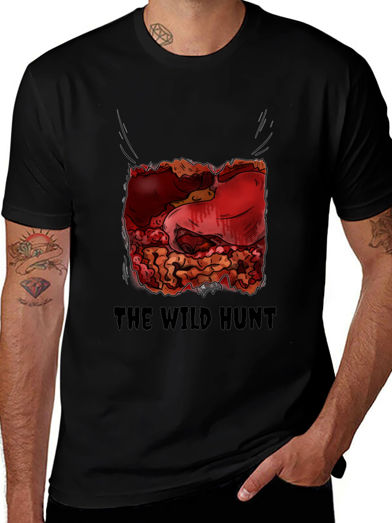 Variant 17 of The Wild Hunt Graphic T-Shirt