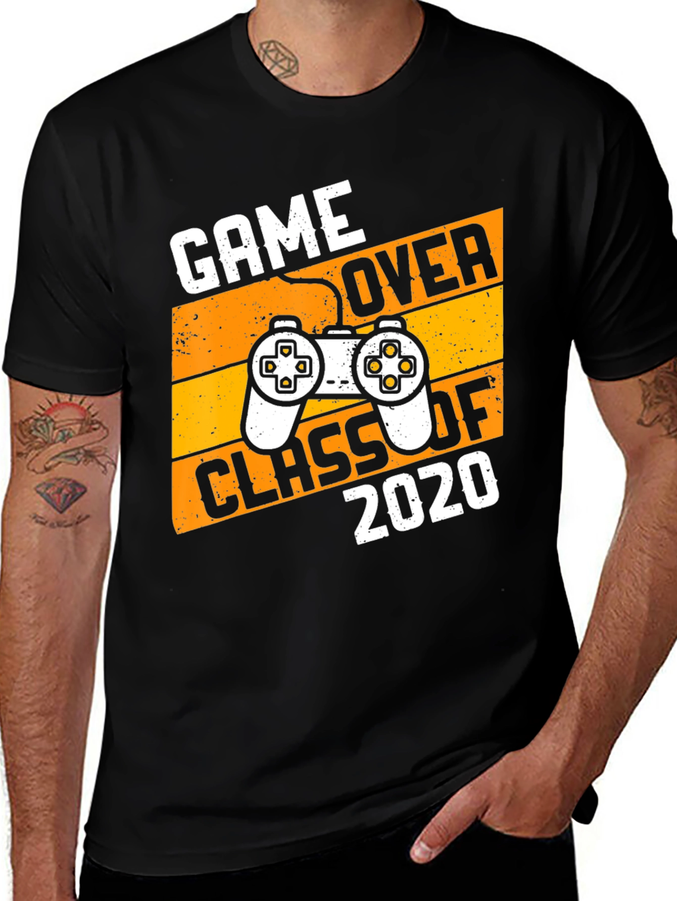 Variant 25 of Game Over Class of 2020 Graduation T-Shirt