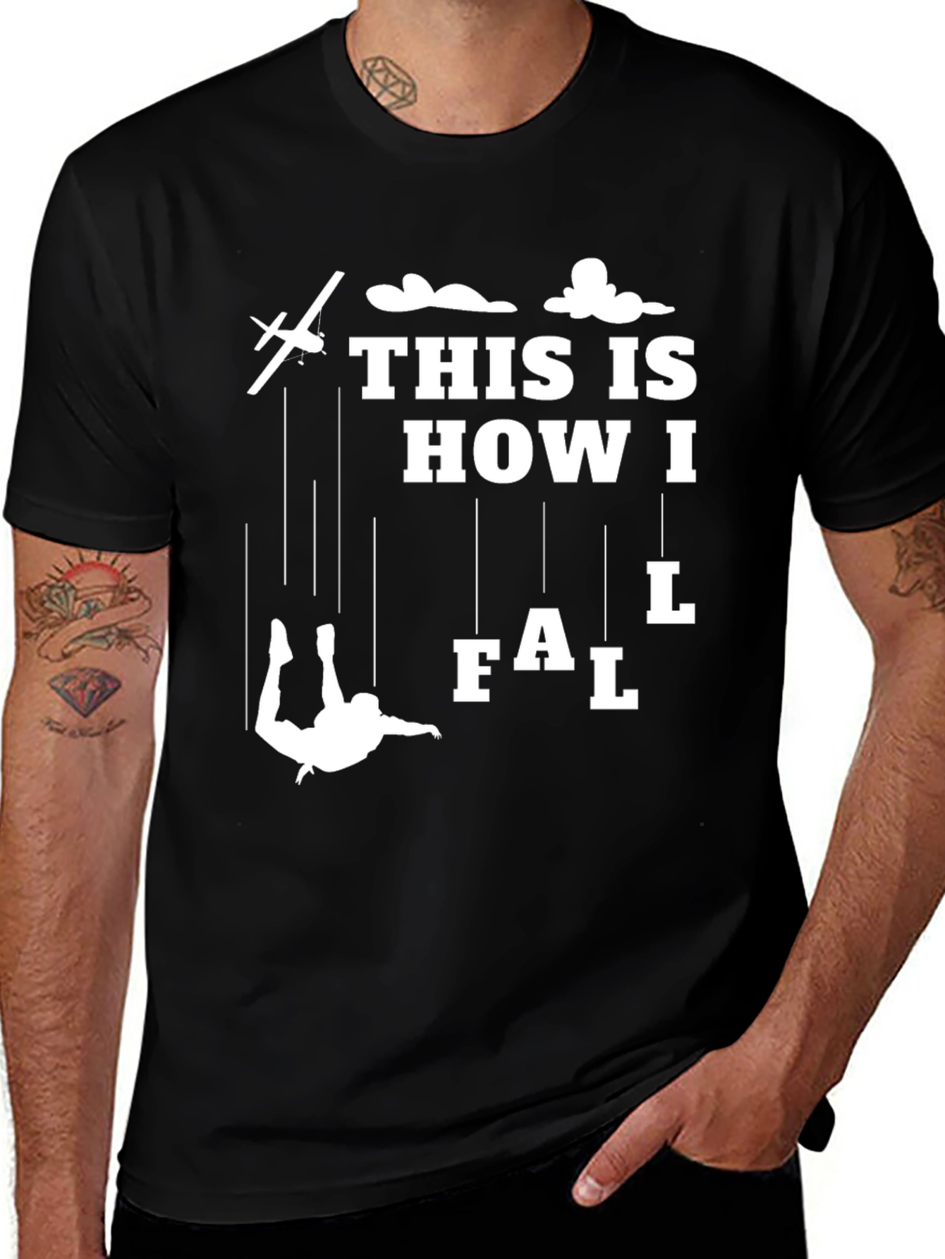 This Is How I Fall T-Shirt Skydiving Jumper Tee