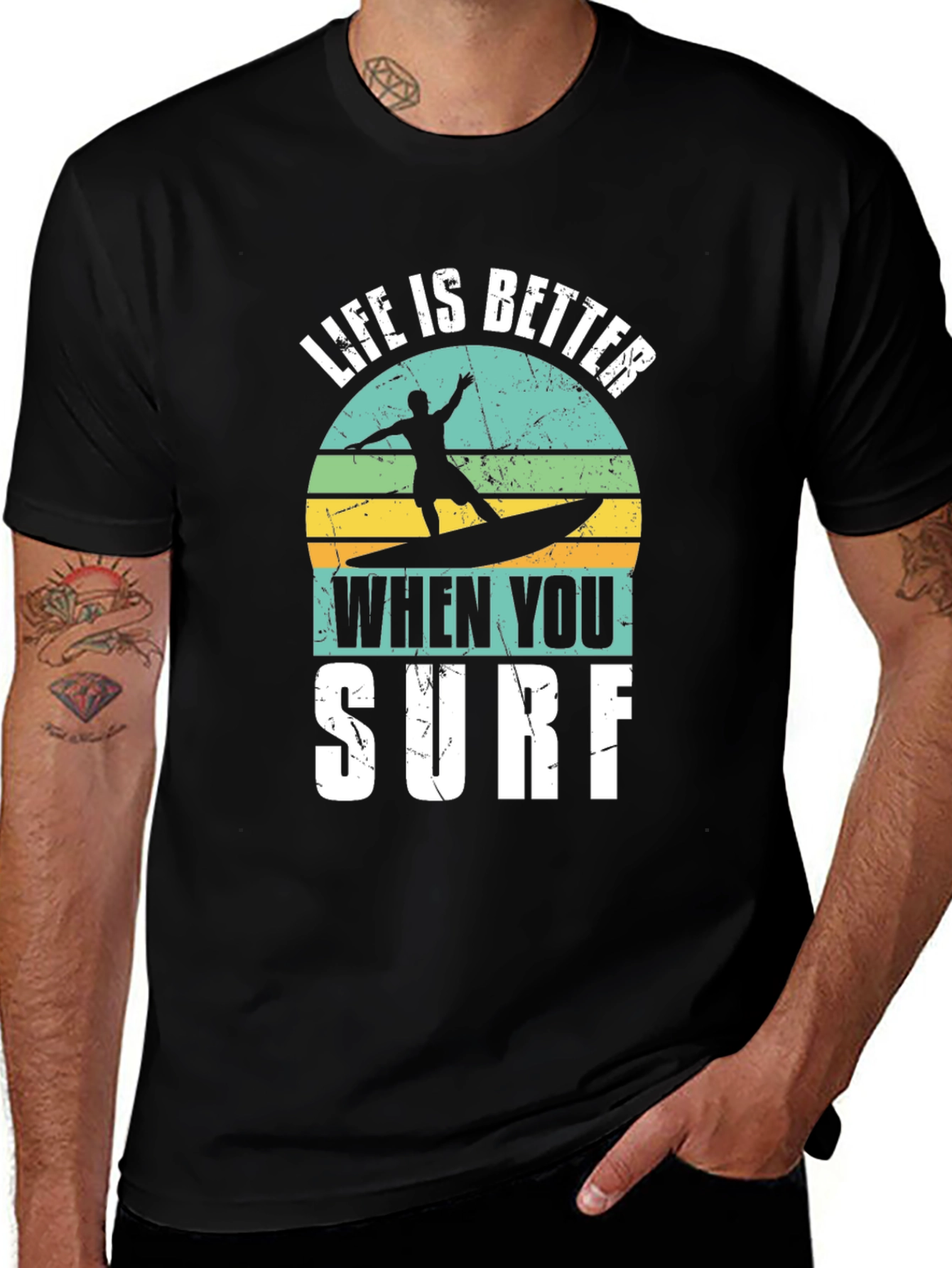Variant 20 of Life is Better When You Surf Graphic Tee