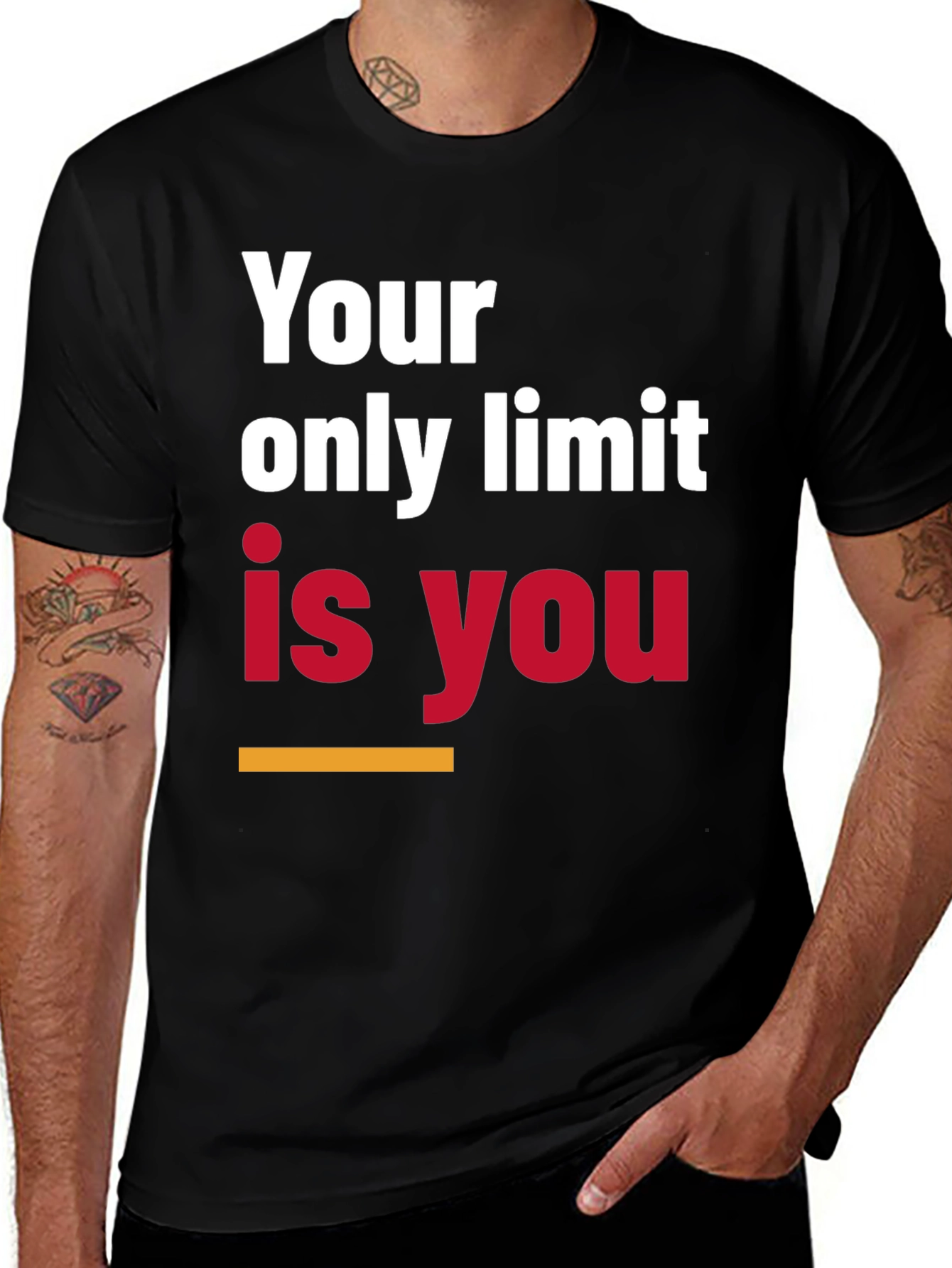 Variant 17 of Motivational T-Shirt: Your Only Limit is You