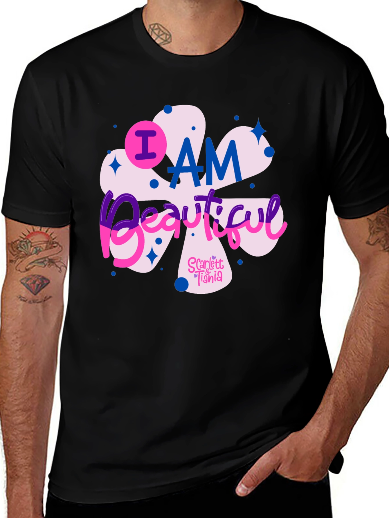 I AM Beautiful Black T-Shirt