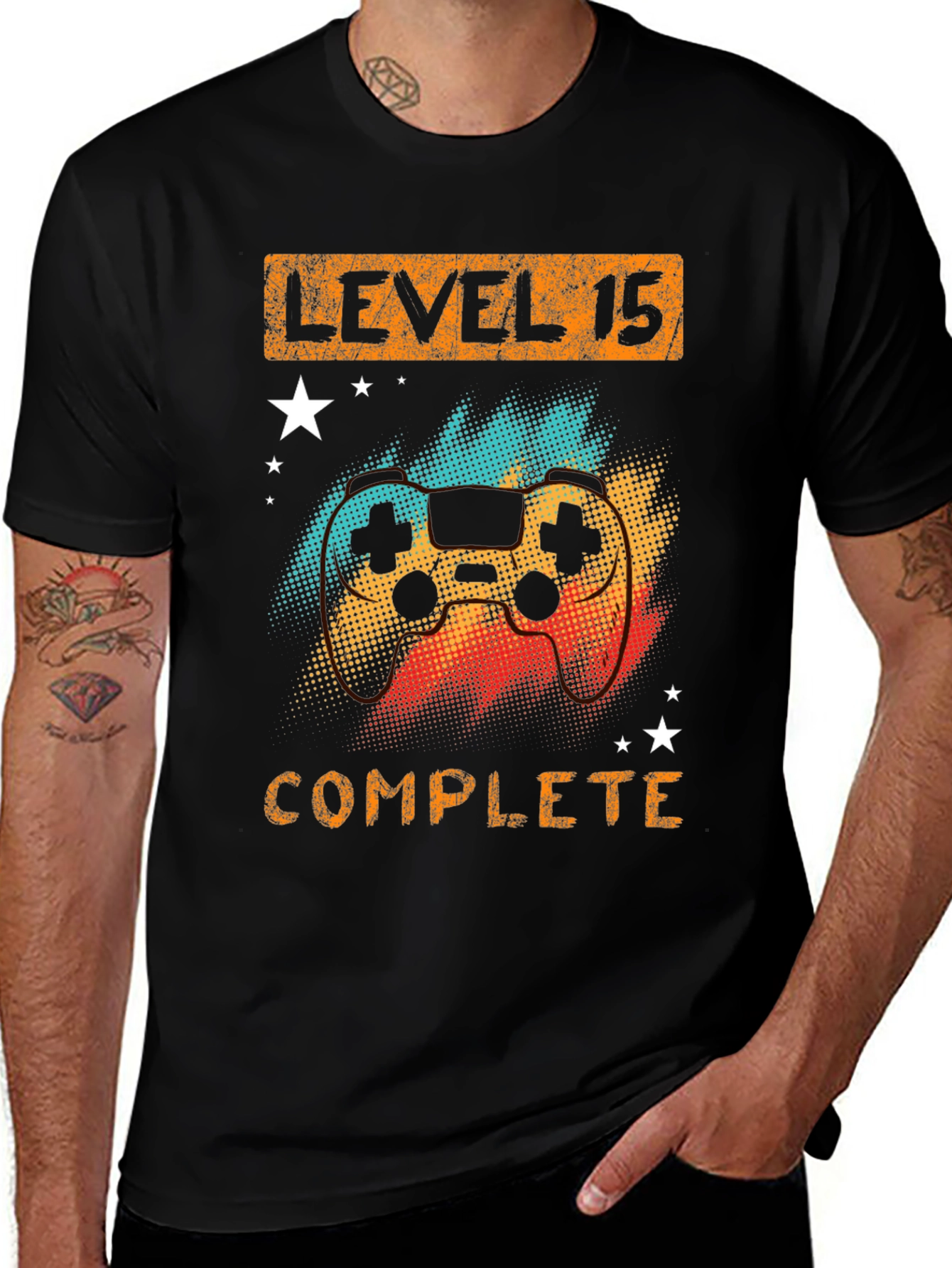 Variant 20 of Level 15 Complete Gamer T-Shirt