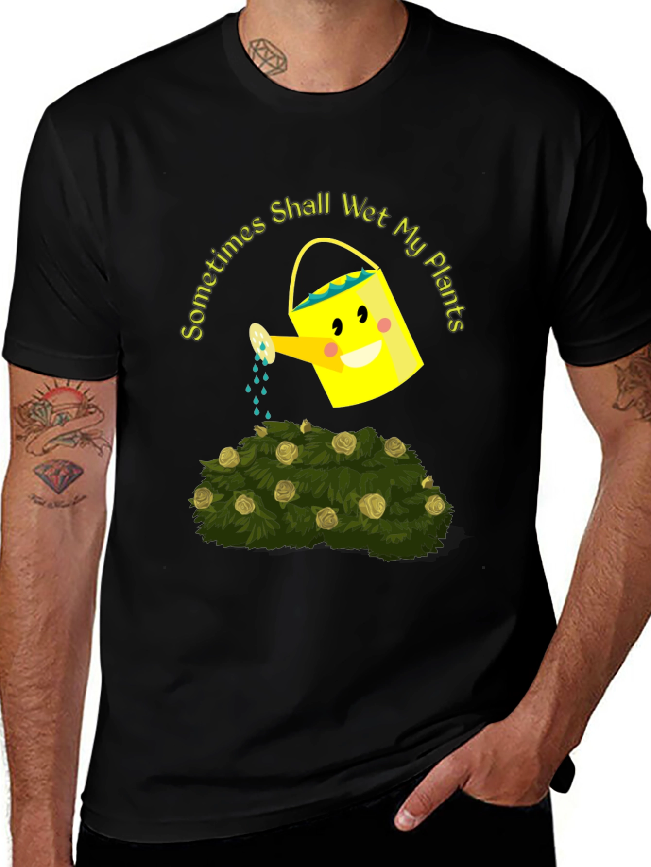 Variant 12 of Funny Gardening T-Shirt - Sometimes I Shall Wet My Plants