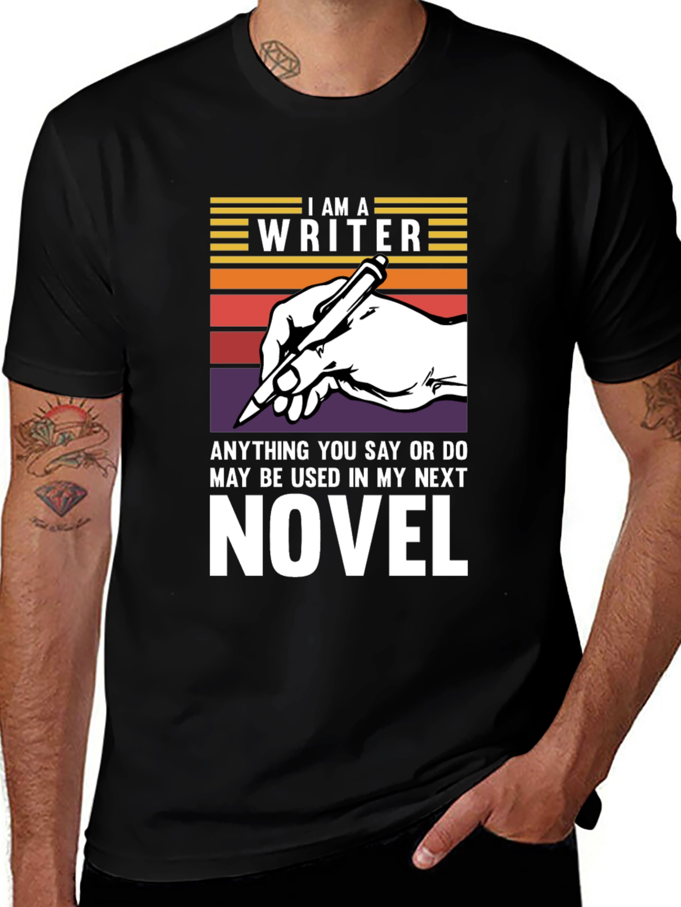I am a Writer Novel T-Shirt