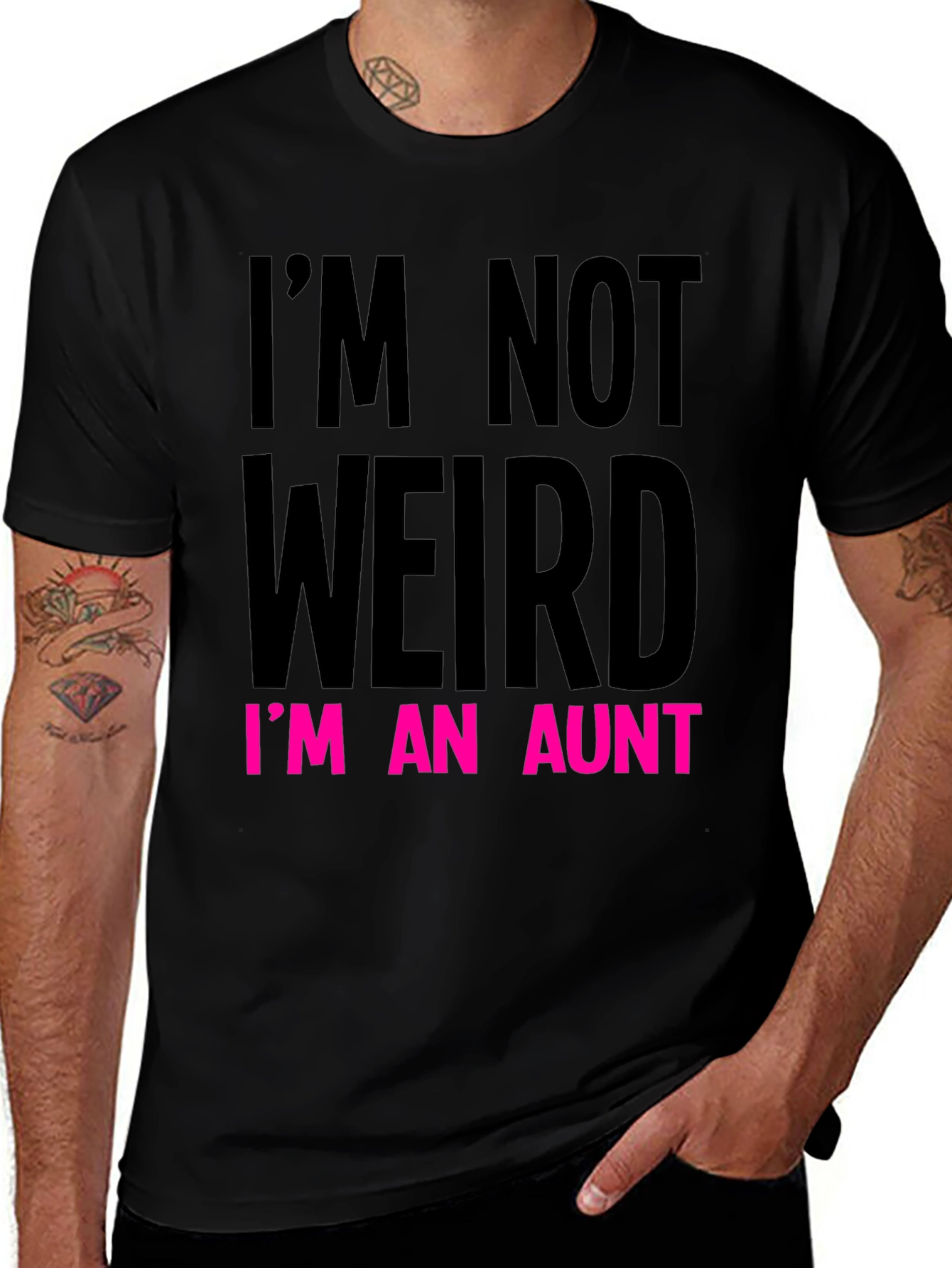 Variant 19 of Funny Aunt T-Shirt: I'm Not Weird, I'm An Aunt