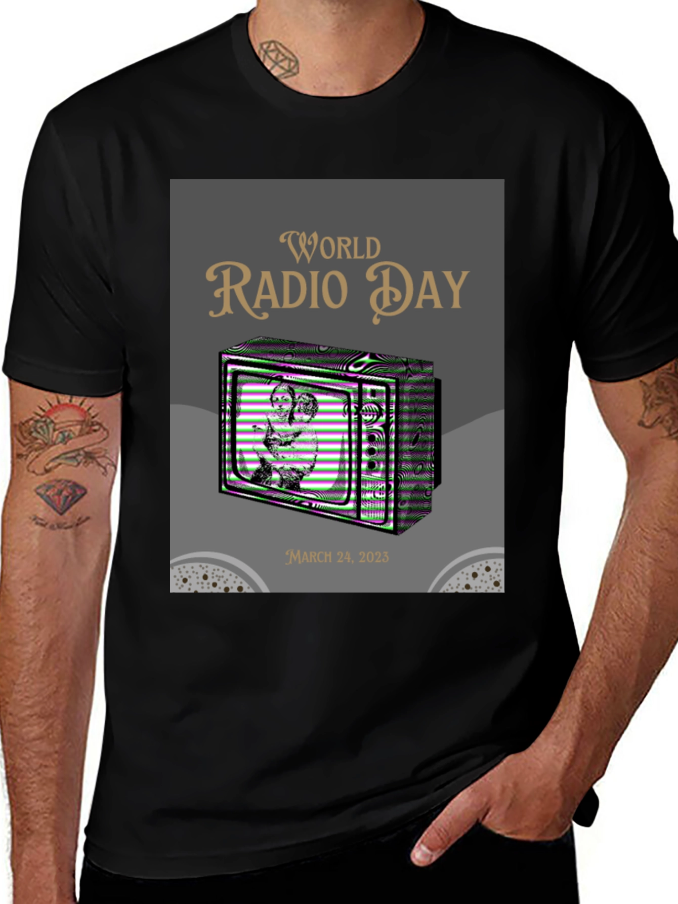 World Radio Day Graphic T-Shirt - March 24, 2023