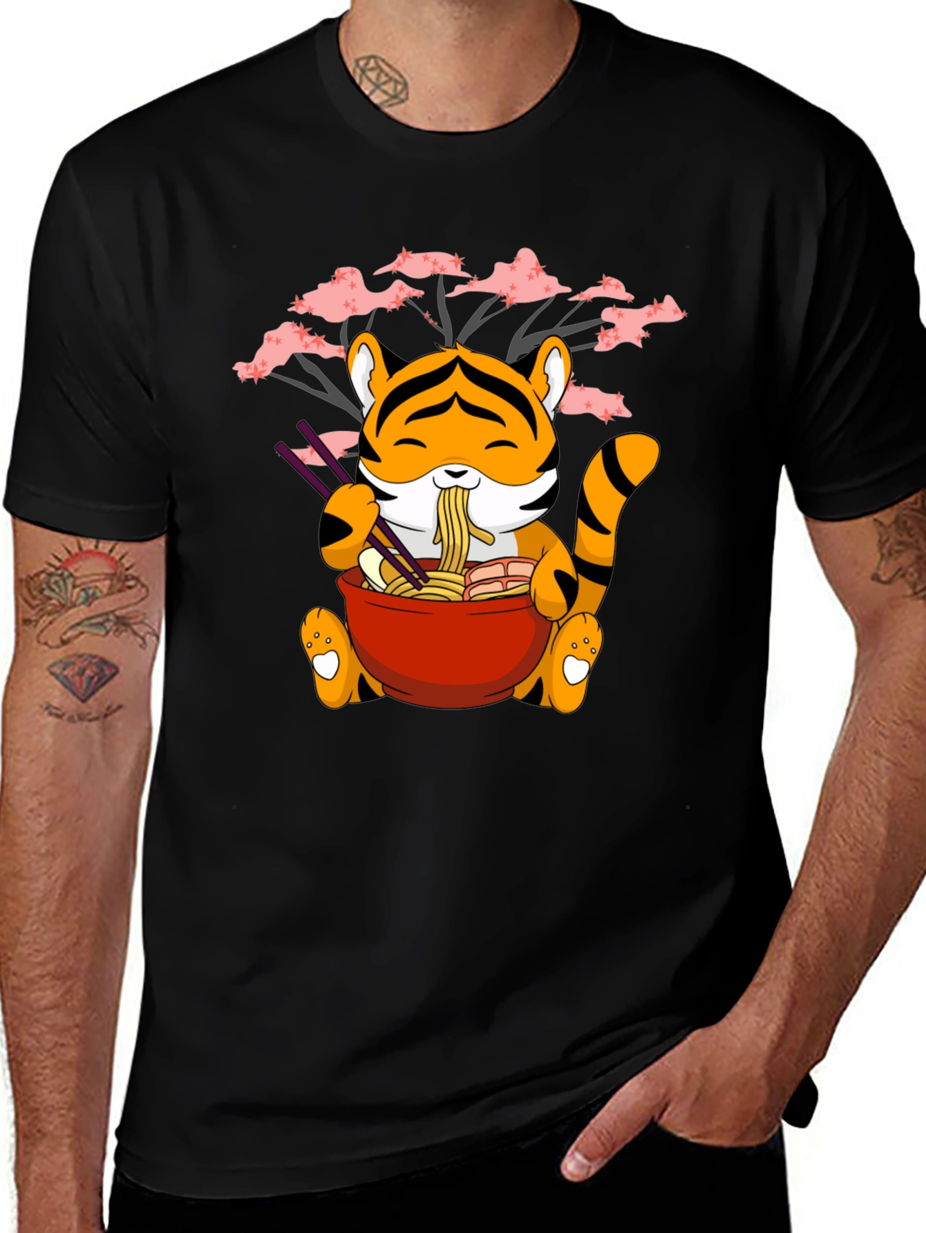 Variant 24 of Tiger Ramen T-Shirt