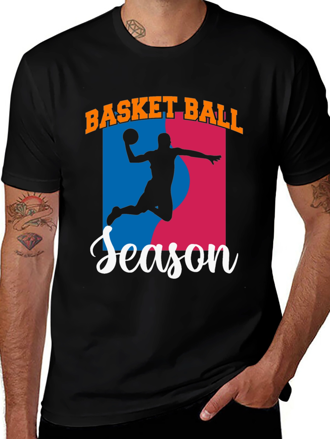 Variant 3 of Basketball Season Graphic Tee