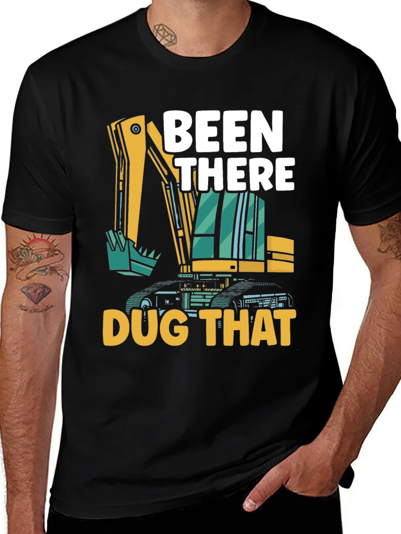 Variant 10 of Been There Dug That Black Graphic Tee