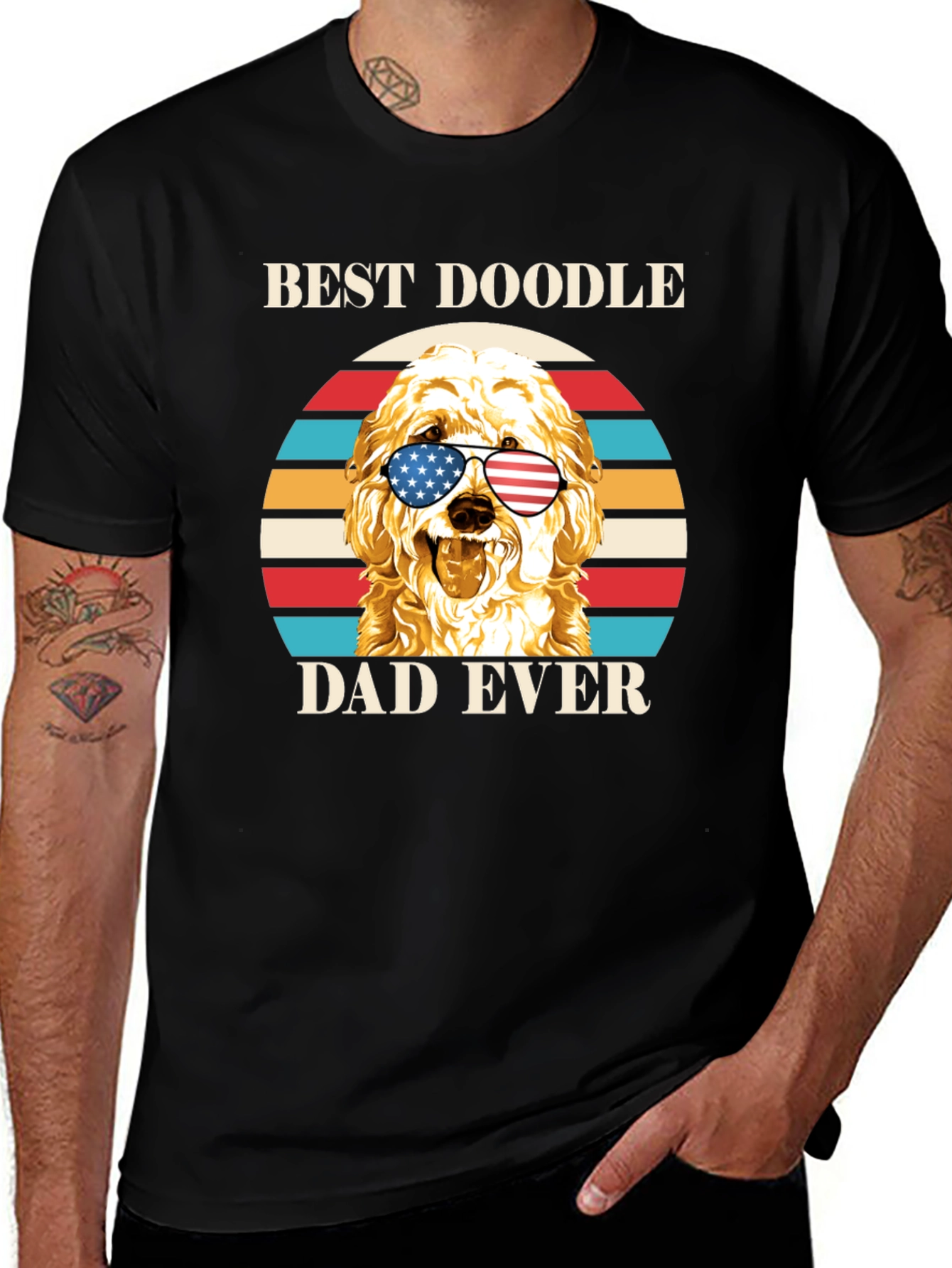 Best Doodle Dad Ever T-Shirt