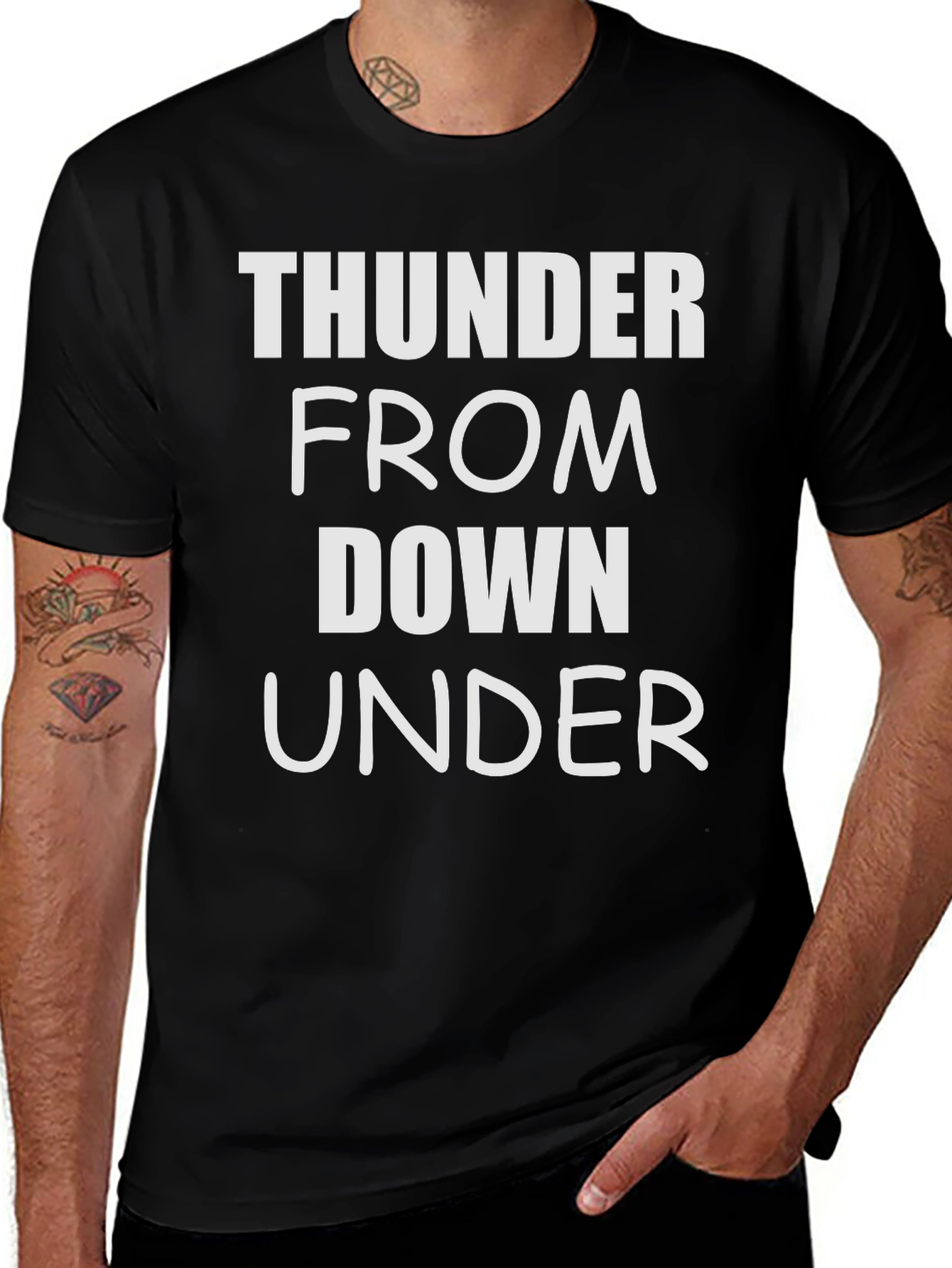 Variant 17 of Thunder From Down Under Graphic T-Shirt