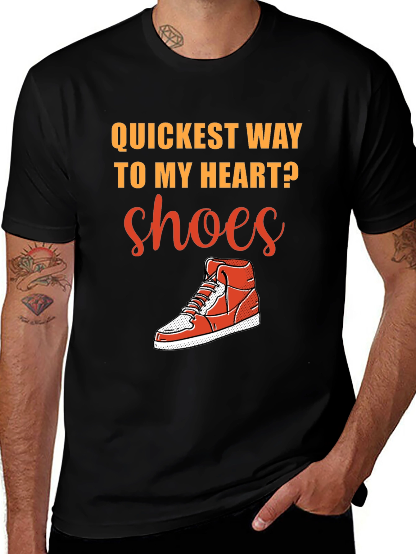 Quickest Way to My Heart? Shoes! Graphic T-Shirt