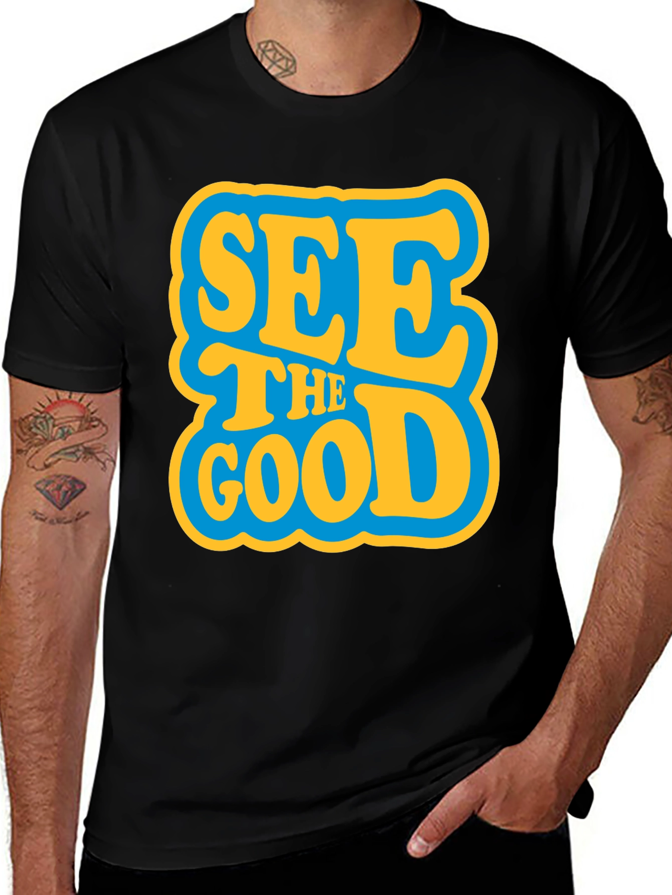 See The Good Graphic T-Shirt - Retro Design